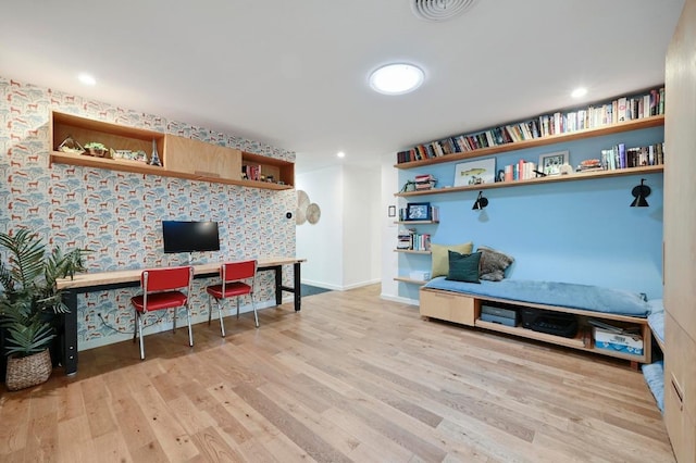 2301 Trafalgar Dr, Austin, TX 78723 - office space with wood finished floors and baseboards