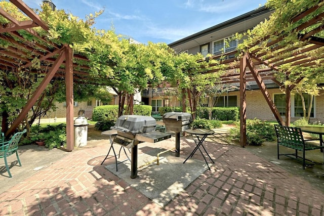 2425 Ashdale Dr Unit 78, Austin, TX 78757 - view of patio / terrace featuring grilling area and a pergola
