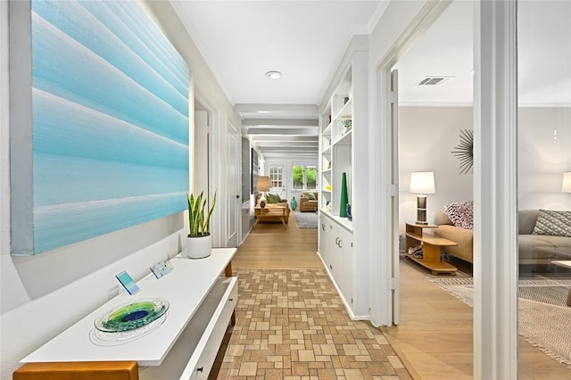 5708 Bullard Dr, Austin, TX 78757 - hall featuring visible vents