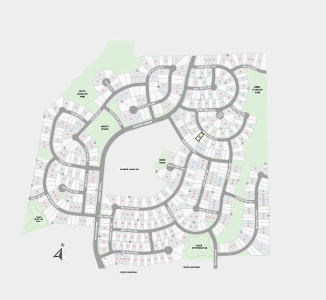 120 Amber Oak Ln, Georgetown, TX 78628 - map showing property parcels