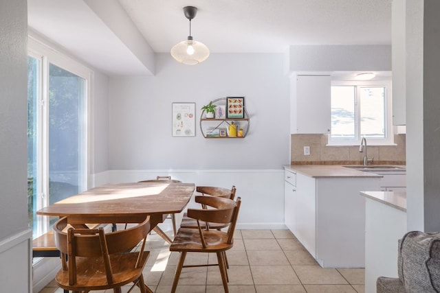 9605 Marston Ln, Austin, TX 78753 - dining room with light tile patterned floors