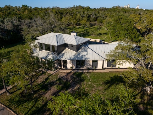 9909 Oliver Dr, Austin, TX 78736 - aerial view of property and surrounding area with a forest