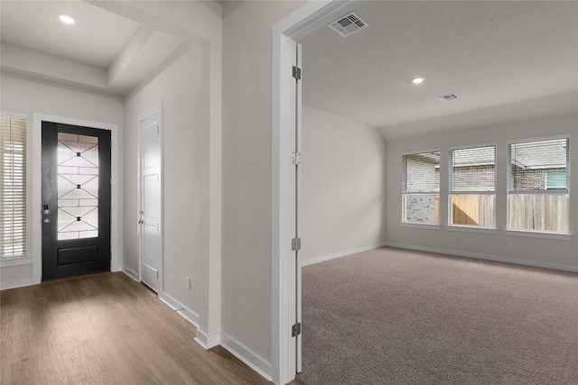 13504 Thomas Wheeler Way, Manor, TX 78653 - foyer entrance with healthy amount of natural light, baseboards, and recessed lighting