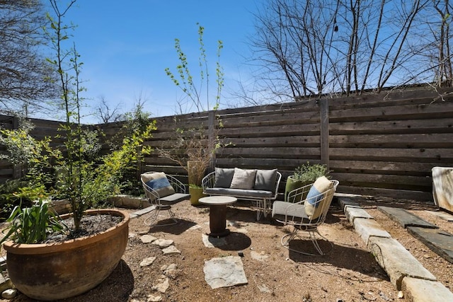 2124 Bluebonnet Ln, Austin, TX 78704 - fenced backyard featuring a patio