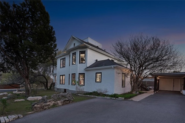 2124 Bluebonnet Ln, Austin, TX 78704 - view of front of home with a carport