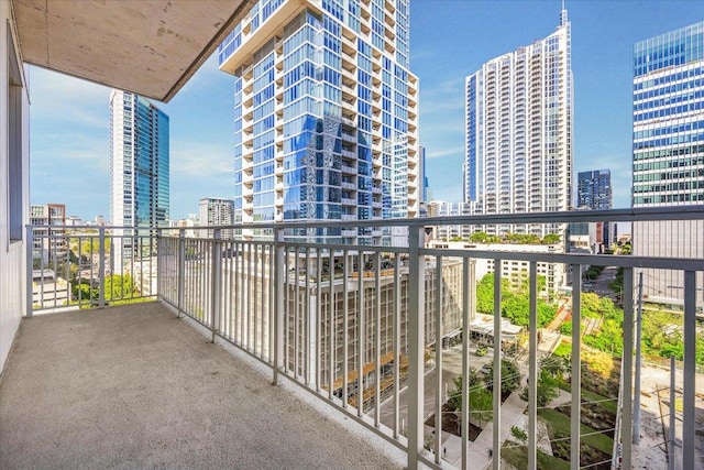222 W Ave Unit 1213, Austin, TX 78701 - balcony featuring a view of city