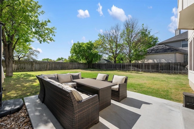 2126 Simbrah Dr, Cedar Park, TX 78613 - view of patio / terrace with an outdoor hangout area