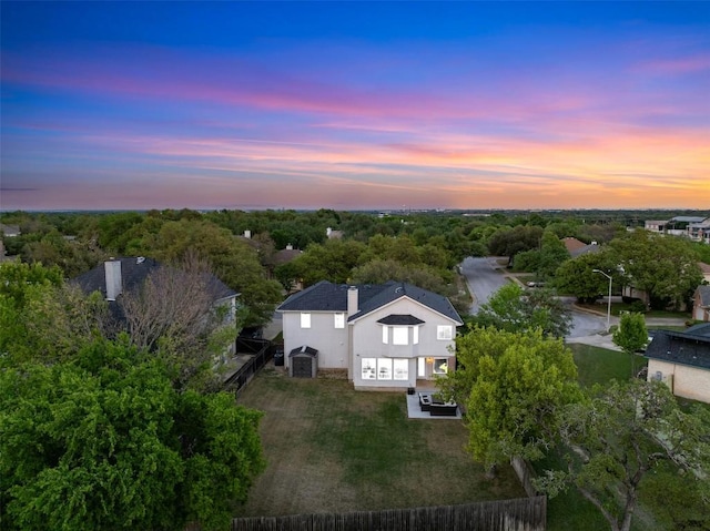 2126 Simbrah Dr, Cedar Park, TX 78613 - view of aerial view at dusk