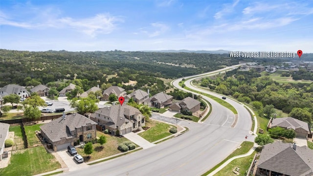 5621 Cypress Ranch Blvd, Spicewood, TX 78669 - aerial view of residential area