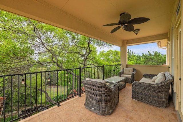 4321 Lakeway Blvd, Austin, TX 78734 - patio / terrace featuring a ceiling fan and outdoor lounge area