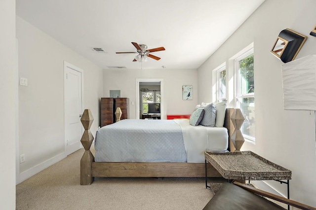 512 Bouldin Ave, Austin, TX 78704 - bedroom with a ceiling fan and carpet flooring