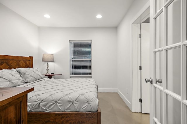 512 Bouldin Ave, Austin, TX 78704 - bedroom featuring light colored carpet and recessed lighting