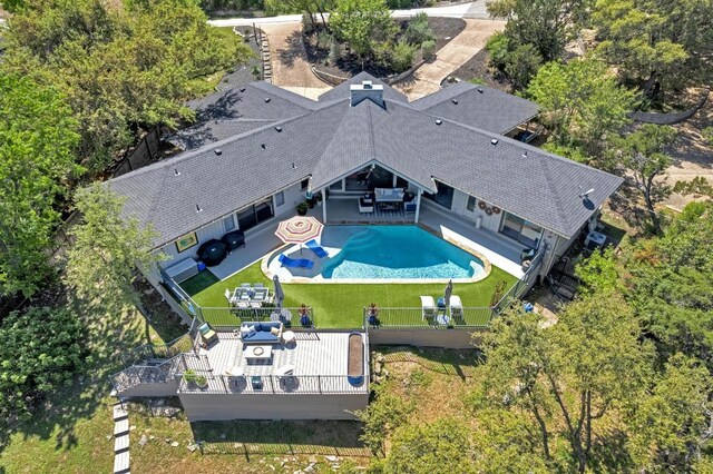 402 Eagle, Lakeway, TX 78734 - drone / aerial view