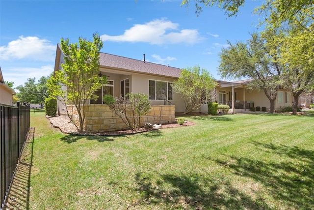 311 Dove Hollow Trl, Georgetown, TX 78633 - rear view of property with stucco siding
