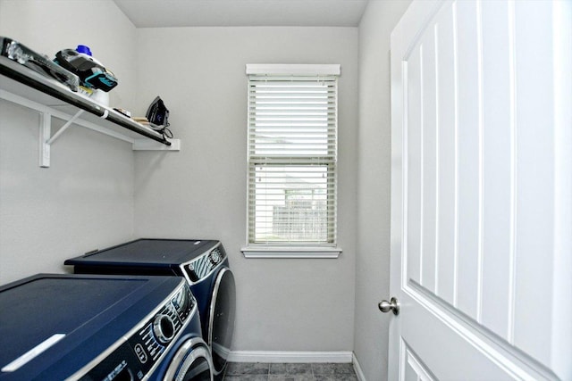 5741 Porano Cir, Round Rock, TX 78665 - laundry area featuring washer and dryer and baseboards