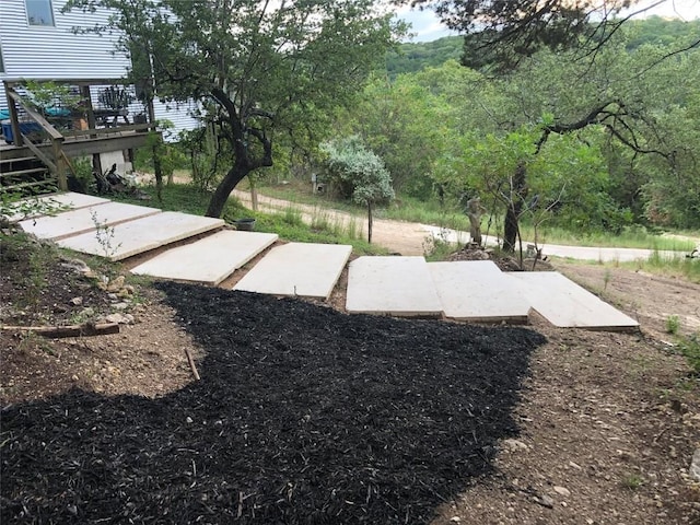 156 Lazy Leaf Ln, Wimberley, TX 78676 - view of yard with a deck