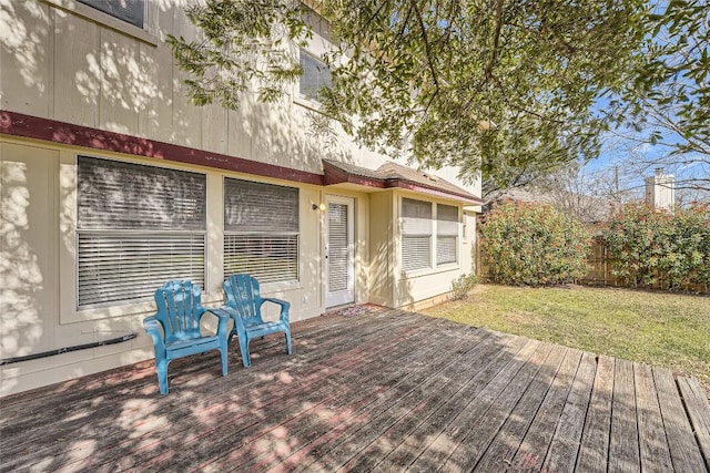 2813 Single Trace Ct, Austin, TX 78728 - wooden deck with a yard and fence