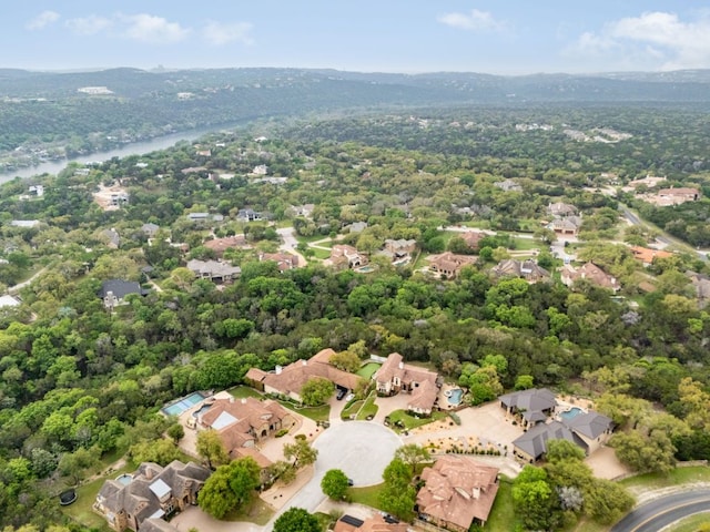 3701 Pappys Way, Austin, TX 78730 - aerial view of residential area with a large body of water