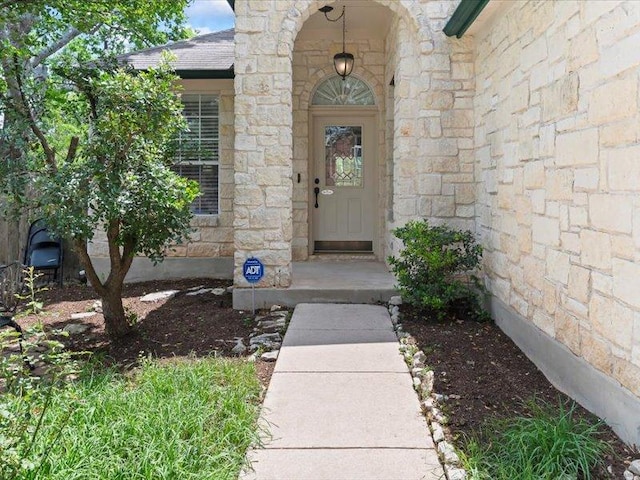 906 Woodhollow Ln, Cedar Park, TX 78613 - entrance to property featuring stone siding