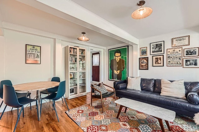 809 Edgecliff Ter, Austin, TX 78704 - living room featuring wood finished floors