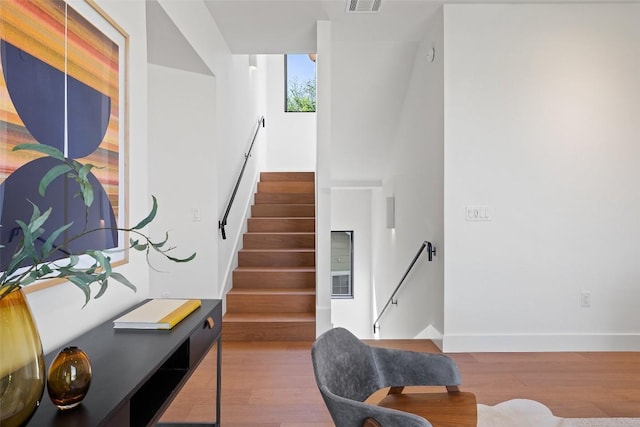 2218 Haskell St, Austin, TX 78702 - home office featuring wood finished floors and baseboards