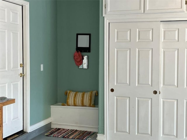 204 Whippoorwill Cv, Georgetown, TX 78633 - mudroom featuring baseboards