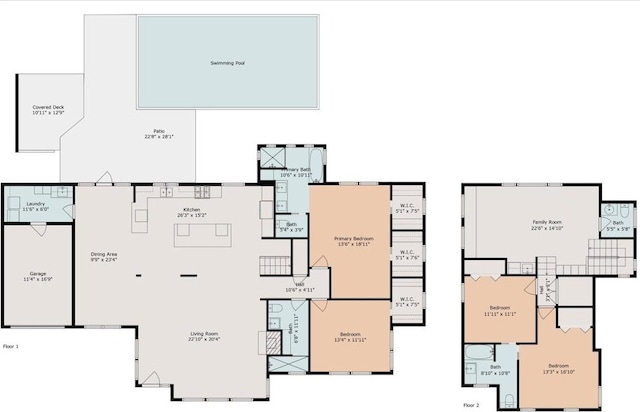 2304 Mccullough St, Austin, TX 78703 - floor plan / room layout