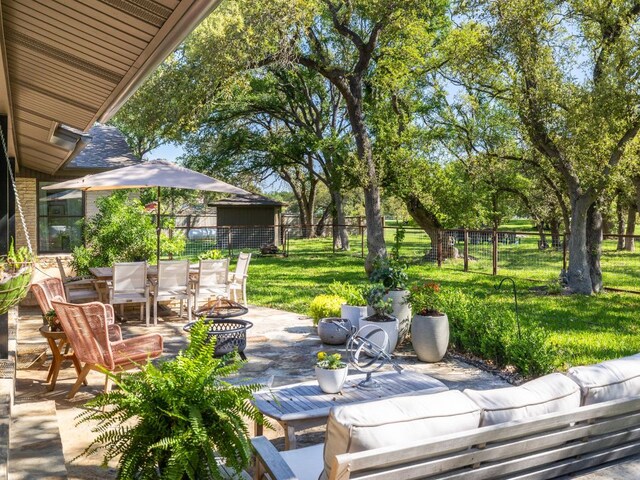 6022 Tonkowa Trl, Georgetown, TX 78628 - view of patio / terrace