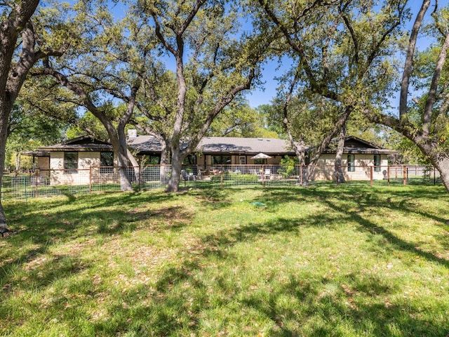 6022 Tonkowa Trl, Georgetown, TX 78628 - view of yard