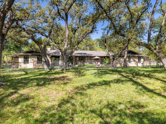 6022 Tonkowa Trl, Georgetown, TX 78628 - view of yard