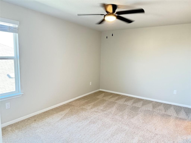3409 Brywood Dr, Pflugerville, TX 78660 - carpeted empty room featuring ceiling fan and baseboards