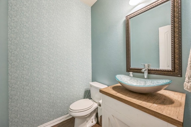 3505 Grail Hollows Rd, Pflugerville, TX 78660 - bathroom featuring toilet and vanity