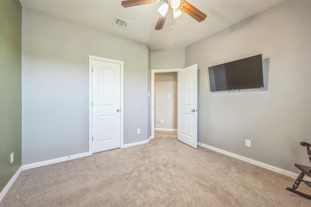 3505 Grail Hollows Rd, Pflugerville, TX 78660 - unfurnished bedroom featuring carpet, baseboards, and ceiling fan