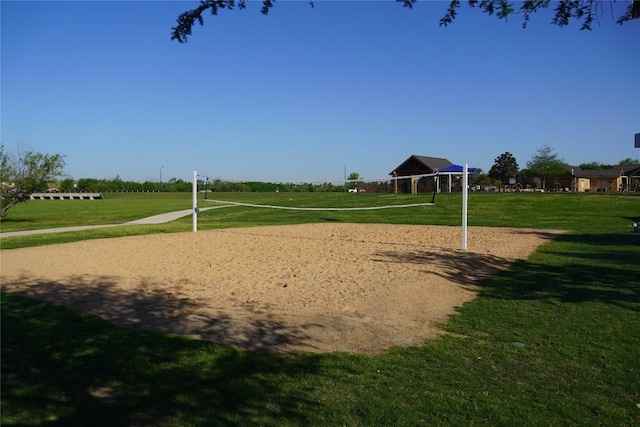 3505 Grail Hollows Rd, Pflugerville, TX 78660 - surrounding community with volleyball court and a yard