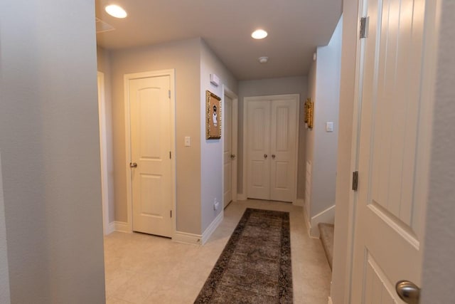 702 Silo St, San Marcos, TX 78666 - corridor with recessed lighting and baseboards