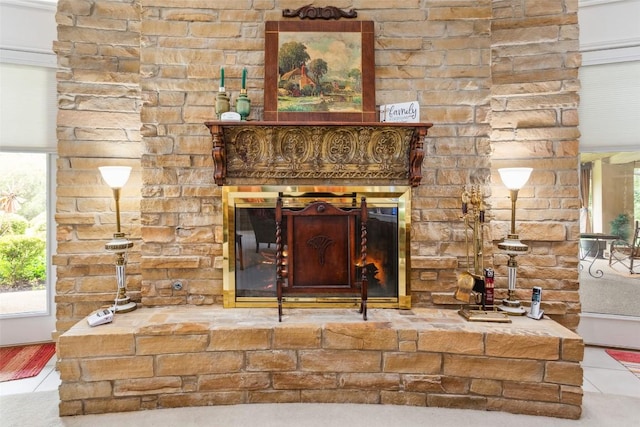 901 Blaylock Dr, Salado, TX 76571 - detailed view of a fireplace