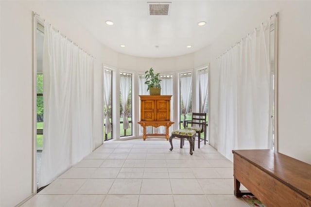 901 Blaylock Dr, Salado, TX 76571 - sitting room with healthy amount of natural light, light tile patterned floors, and recessed lighting