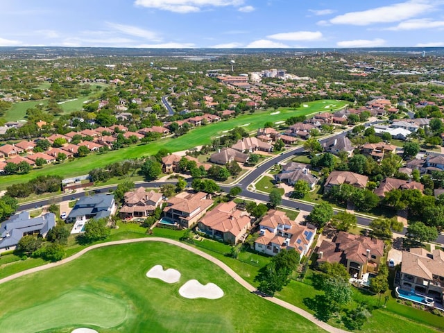 219 Jack Nicklaus Dr, Austin, TX 78738 - aerial view of property's location with a golf club and nearby suburban area