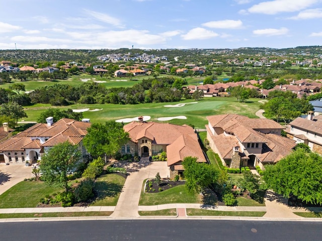 219 Jack Nicklaus Dr, Austin, TX 78738 - aerial view of residential area featuring a golf course