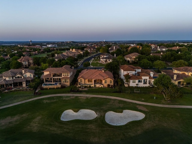 219 Jack Nicklaus Dr, Austin, TX 78738 - aerial view of property and surrounding area with nearby suburban area and a golf club