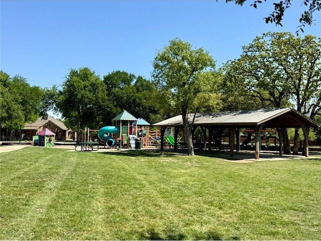 2201 Ezra Ct, Cedar Park, TX 78613 - view of home's community featuring a gazebo and a yard