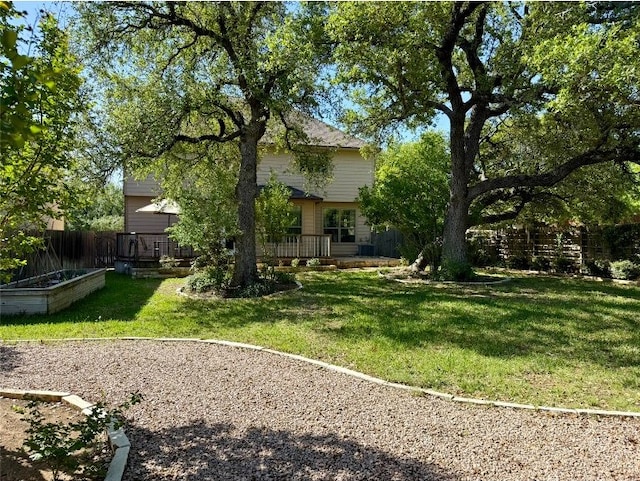 2201 Ezra Ct, Cedar Park, TX 78613 - view of yard featuring a garden