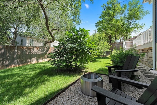 2004 Raleigh Ave, Austin, TX 78703 - fenced backyard with a fire pit