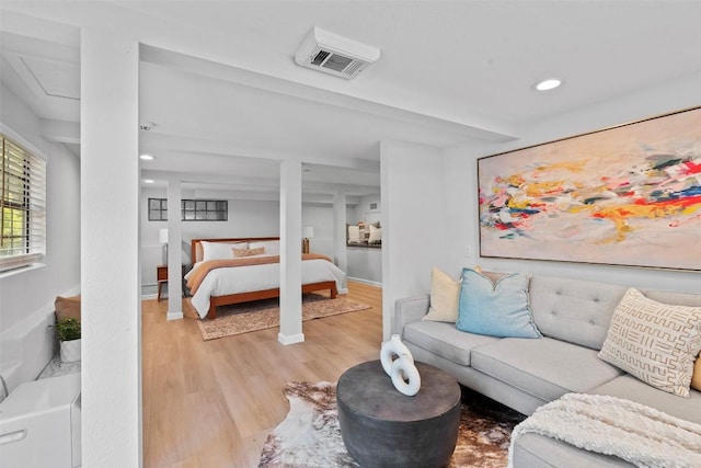 2004 Raleigh Ave, Austin, TX 78703 - bedroom featuring light wood-style flooring and recessed lighting