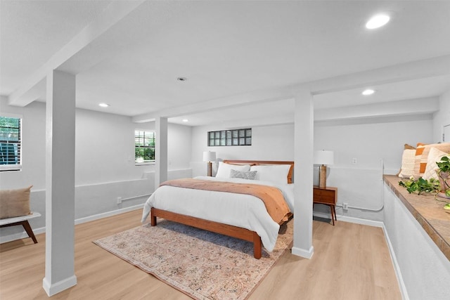 2004 Raleigh Ave, Austin, TX 78703 - bedroom featuring light wood-style floors and recessed lighting