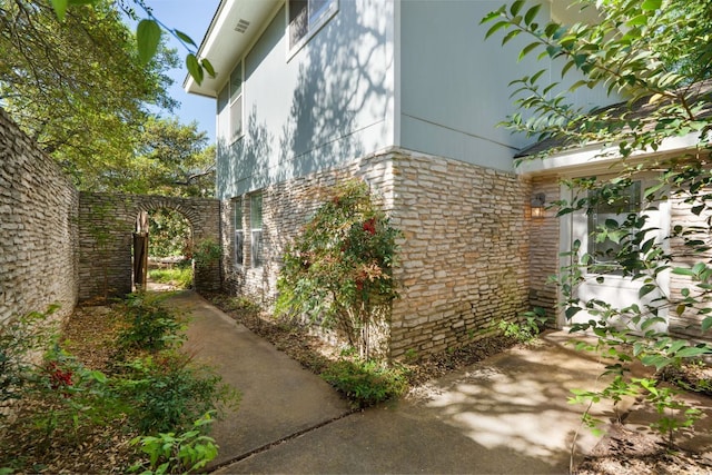 13212 Running Doe Ln, Cedar Park, TX 78613 - view of home's exterior featuring stone siding