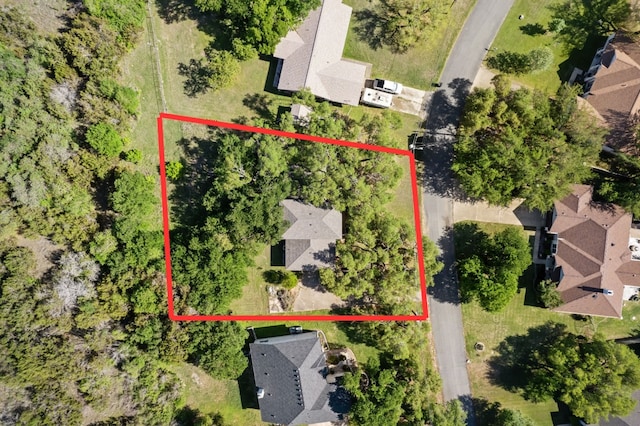 13212 Running Doe Ln, Cedar Park, TX 78613 - aerial view of residential area featuring property boundaries highlighted