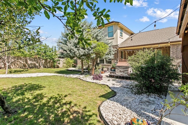 174 Challis Ct, Austin, TX 78737 - view of yard with a patio