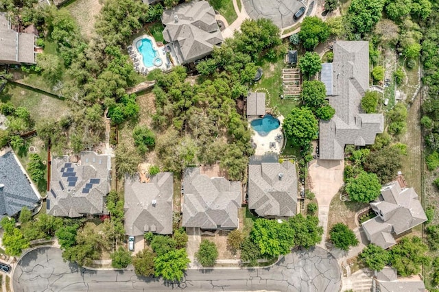 8105 Endeavor Cir, Austin, TX 78726 - aerial view of residential area featuring a pool area