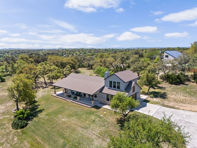 18105 Austin Blvd, Lago Vista, TX 78645 - view of subject property with a heavily wooded area